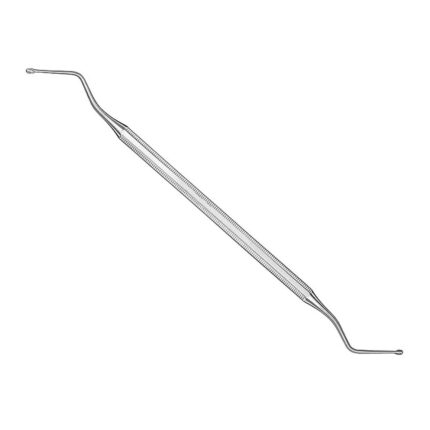 HEMINGWAY, bone curette, 18 cm, d/e., size 0