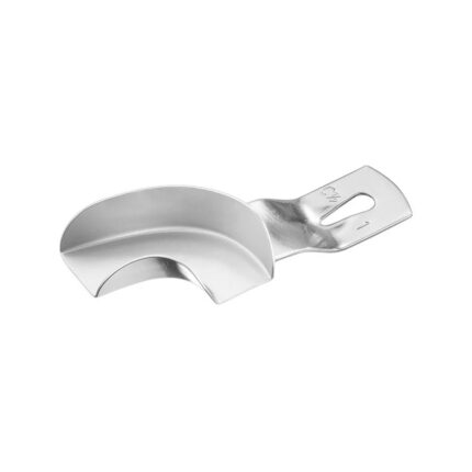 Impression tray, unperf., part., 1/2L, sz.1