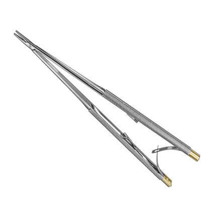 CASTROVIEJO, micro needle holder, 18cm, TC