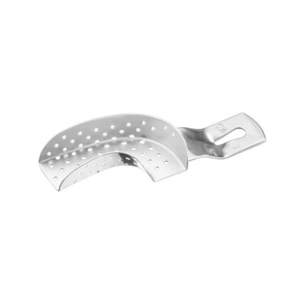 Impression tray, perf., part., 1/2L, size 3