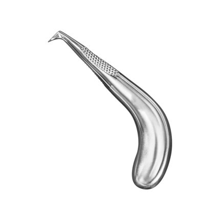 Septum lancet, angled, pistol handle