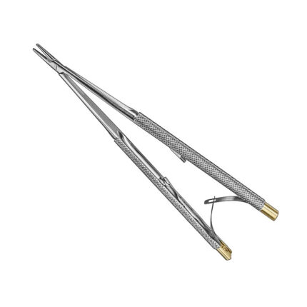 CASTROVIEJO, micro needle holder, 16cm, TC