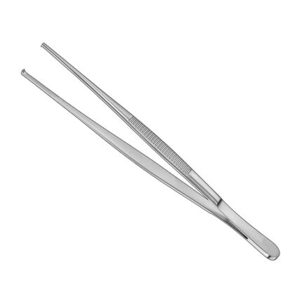 Tissue forceps, 14, 5cm, str, 1x2t., standard