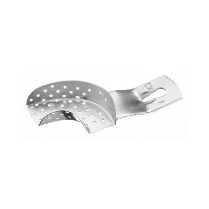Impression tray, perf., part., 1/2L, size 1