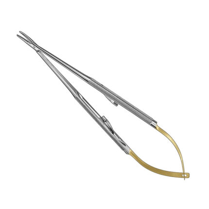 BARRAQUER, micro needle hold., 18cm, cvd, TC
