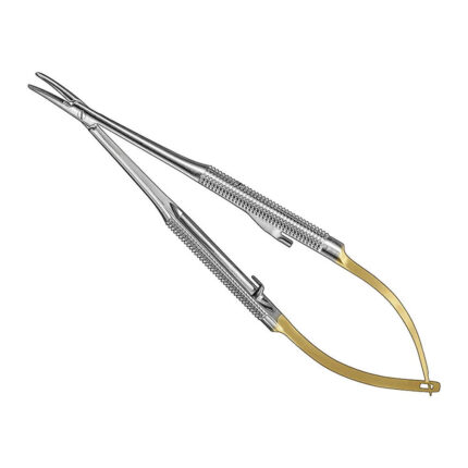 BARRAQUER, micro needle hold., 14cm, cvd, TC