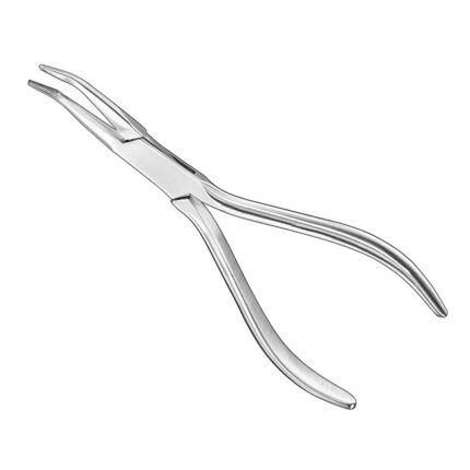 Pliers for remov3.root canal screws, angl.