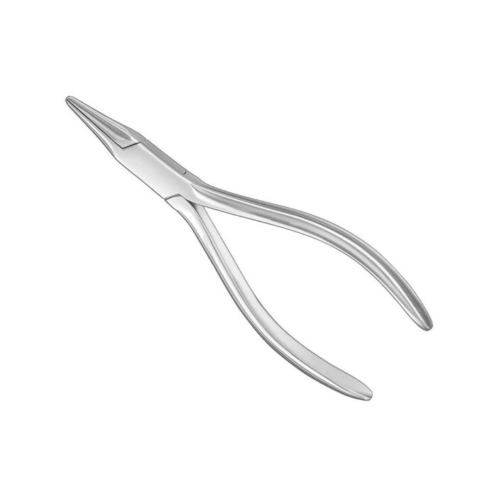 Flat nose pliers, 14 cm, cross-cut jaws