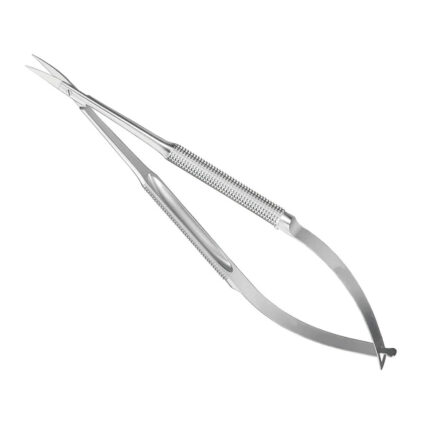 Gum scissors, x-fine tips, 14, 5 cm, round