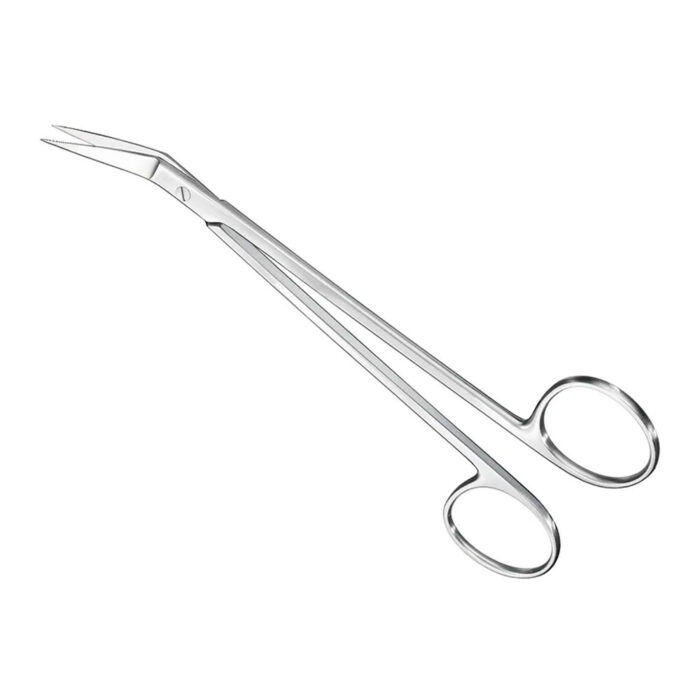 LOCKLIN, suture-/gum scissors, 16 cm, serr.
