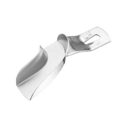 Impression tray, unperf., part., 1/2 R, sz.3