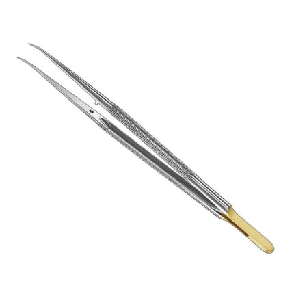 Micro-tissue forceps, 18 cm, cvd., 0, 4 mm