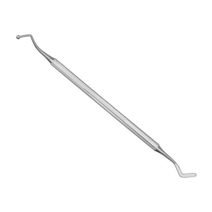 Plugger, ball shap./spatula, vertical, sz.7