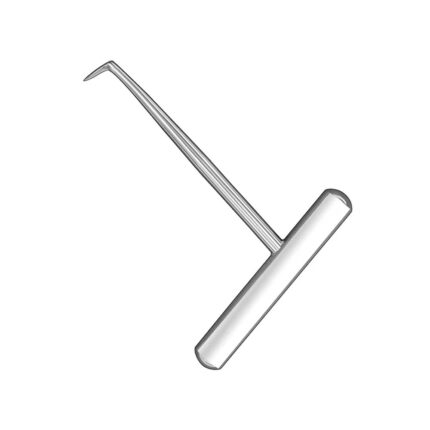 Septum lancet, angled, cross handle