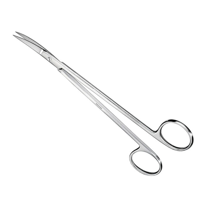 KELLY, suture-/gum scissors, 18 cm, cvd.