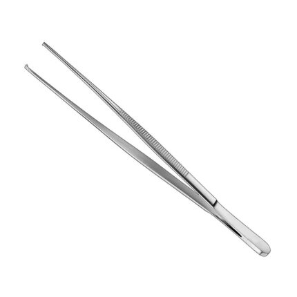 Tissue forceps, 18cm, str., 1×2 t., delicate