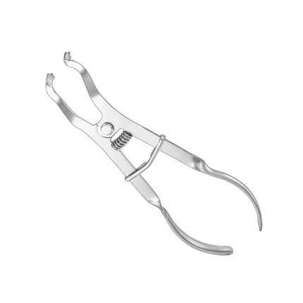 IVORY, rubberdam clamp forceps, 17 cm