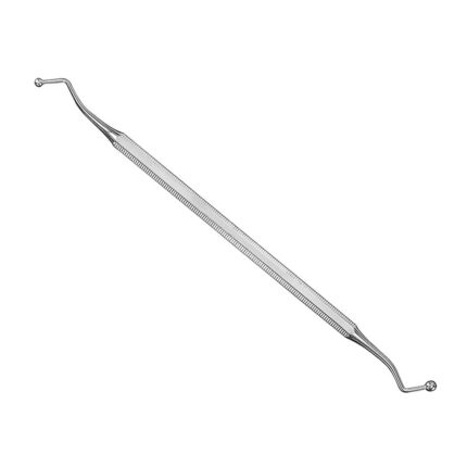 Plugger, ball shaped, size 4, double-ended
