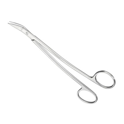 DEAN, suture-/gum scissors, 17 cm, serr.