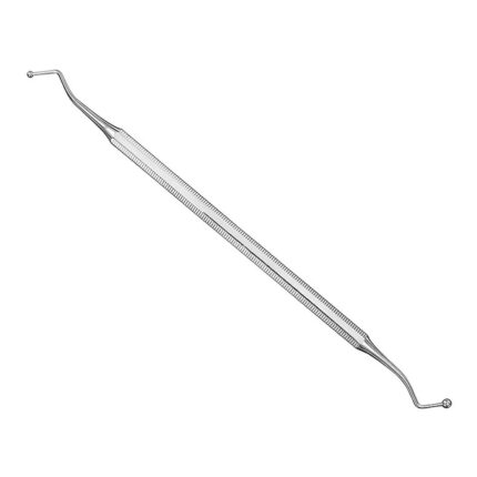 Plugger, ball shaped, size 3, double-ended